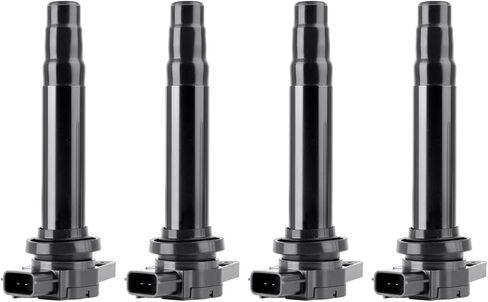 OCPTY Set of 4 Ignition Coils Compatible with OE UF326 coil pack set for 2000 for Nissan Sentra 1.6L,2000-2001 for Nissan Sentra 1.8L ignition coil pack 3-Pins in Saudi Arabia