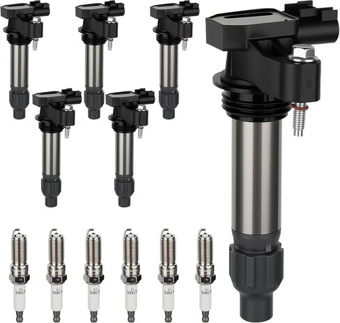 UF569 Ignition Coil & Iridium Spark Plug For Buick Allure Enclave LaCrosse For Cadillac ATS XTS CTS SRX STS For Chevy Impala Malibu Equinox Traverse For GMC Canyon Acadia Terrain For Saturn For Suzuki in Kuwait