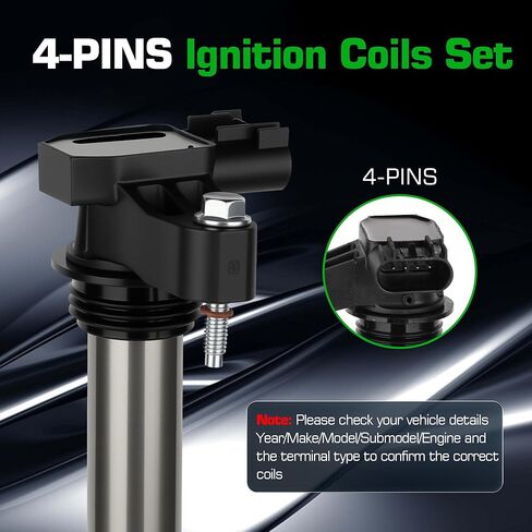 UF569 Ignition Coil & Iridium Spark Plug For Buick Allure Enclave LaCrosse For Cadillac ATS XTS CTS SRX STS For Chevy Impala Malibu Equinox Traverse For GMC Canyon Acadia Terrain For Saturn For Suzuki in Kuwait