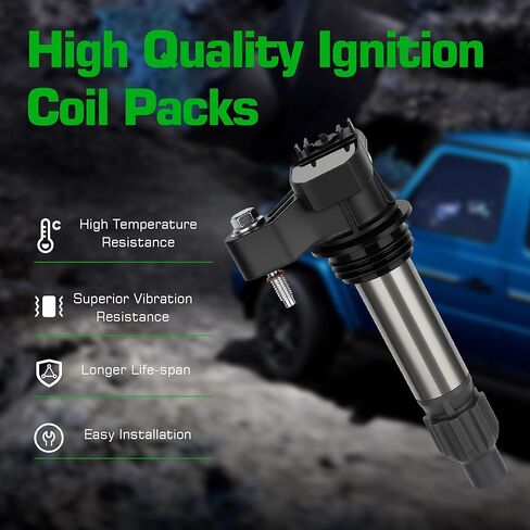 UF569 Ignition Coil & Iridium Spark Plug For Buick Allure Enclave LaCrosse For Cadillac ATS XTS CTS SRX STS For Chevy Impala Malibu Equinox Traverse For GMC Canyon Acadia Terrain For Saturn For Suzuki in Kuwait