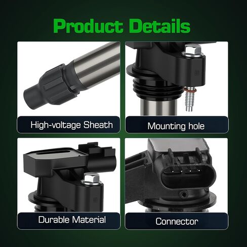 UF569 Ignition Coil & Iridium Spark Plug For Buick Allure Enclave LaCrosse For Cadillac ATS XTS CTS SRX STS For Chevy Impala Malibu Equinox Traverse For GMC Canyon Acadia Terrain For Saturn For Suzuki in Kuwait