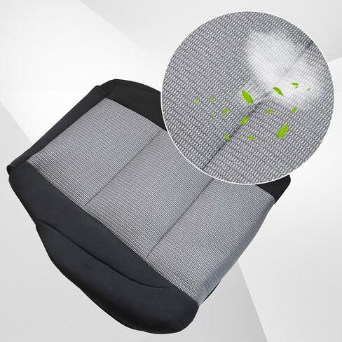 FZJDSD Black & Gray Passenger Side Bottom Replacement Cloth Seat Cover Compatible with Nissan Titan 2004 2005 2006 2007 in Saudi Arabia