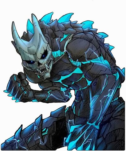 Kaiju رقم 8 ملصق فينيل رائع من الرسوم المتحركة، ملصق للسيارات والنوافذ وأجهزة الكمبيوتر المحمولة والمزيد in Kuwait