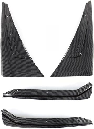 واقيات الطين الأمامية والخلفية من الطين، طراز XL ممتد لسيارة Camaro SS LT RS 2016-2024 (غير مناسبة لموديلات ZL1) (أسود غير لامع) in Kuwait