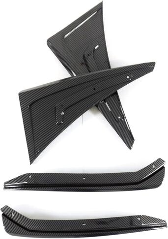 واقيات الطين الأمامية والخلفية من الطين، طراز XL ممتد لسيارة Camaro SS LT RS 2016-2024 (غير مناسبة لموديلات ZL1) (أسود غير لامع) in Kuwait