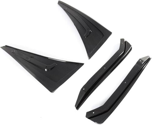 واقيات الطين الأمامية والخلفية من الطين، طراز XL ممتد لسيارة Camaro SS LT RS 2016-2024 (غير مناسبة لموديلات ZL1) (أسود غير لامع) in Kuwait