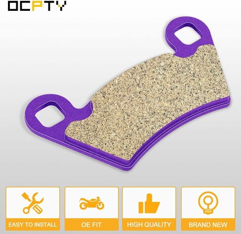 OCPTY Carbon Fiber Brake Pads FA354 Fit for 2013 2014 for Polaris Ranger 800, 2004 2005 2006 for Polaris Ranger TM, 2005 2006 for Polaris Ranger XP 700 Front and Rear 4 Pair(8 pads) in Saudi Arabia