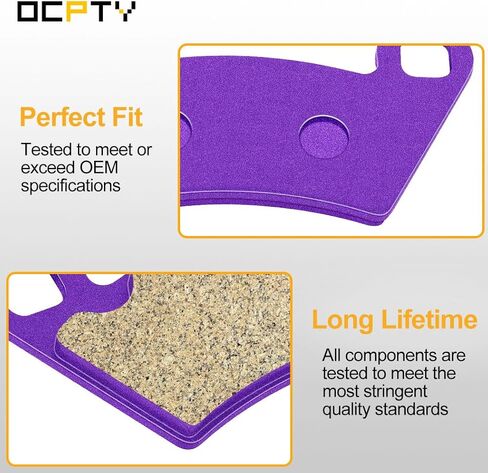 OCPTY Carbon Fiber Brake Pads FA354 Fit for 2013 2014 for Polaris Ranger 800, 2004 2005 2006 for Polaris Ranger TM, 2005 2006 for Polaris Ranger XP 700 Front and Rear 4 Pair(8 pads) in Saudi Arabia