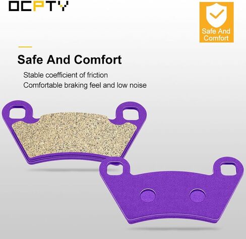 OCPTY Carbon Fiber Brake Pads FA354 Fit for 2013 2014 for Polaris Ranger 800, 2004 2005 2006 for Polaris Ranger TM, 2005 2006 for Polaris Ranger XP 700 Front and Rear 4 Pair(8 pads) in Saudi Arabia