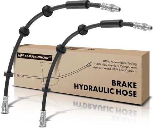 A-Premium Rear Driver and Passenger Brake Hydraulic Hoses Compatible with Select Mercedes-Benz Models - CLS400, CLS550, CLS63 AMG, CLS63 AMG S, E350, E63 AMG, E63 AMG S(Pack of 2) in Saudi Arabia
