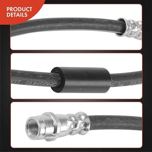 A-Premium Rear Driver and Passenger Brake Hydraulic Hoses Compatible with Select Mercedes-Benz Models - CLS400, CLS550, CLS63 AMG, CLS63 AMG S, E350, E63 AMG, E63 AMG S(Pack of 2) in Saudi Arabia