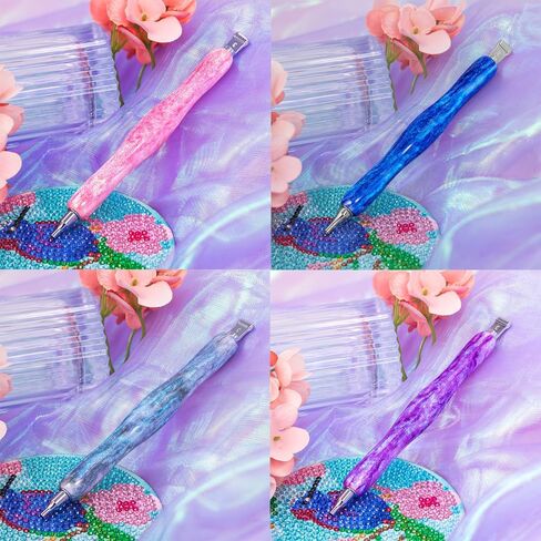 Praise V Do Diamond Painting Art Drill Bead Dot Pick Pen Kit Tool Accessories Ergonomic Stylus with Screw Holes for 5D Diamond Paint Nail Art 4Shine in Saudi Arabia