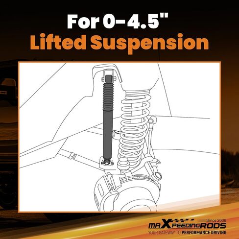 maXpeedingrods 0-4.5" Rear Shocks for Ford F-250 F-350 2017-2025 Super Duty, G1 Version in Saudi Arabia