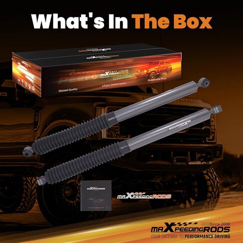 maXpeedingrods 0-4.5" Rear Shocks for Ford F-250 F-350 2017-2025 Super Duty, G1 Version in Saudi Arabia