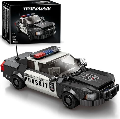 Police Car Toy Building Blocks Kit, Compatible with Lego Cars, Speed ​​Champions Car Building Set Toys, Gift for Adults, Teens and Kids (404 PCS) in Saudi Arabia