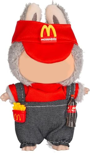 Clothes for 17 cm Doll Clothes（no Doll），3 Piece Set Hat Clothing，Cute and Premium Dolls Outfit Accessories,Boys and Girls Stylish Adorable Dolls Clothes in Saudi Arabia