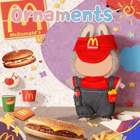 Clothes for 17 cm Doll Clothes（no Doll），3 Piece Set Hat Clothing，Cute and Premium Dolls Outfit Accessories,Boys and Girls Stylish Adorable Dolls Clothes in Saudi Arabia