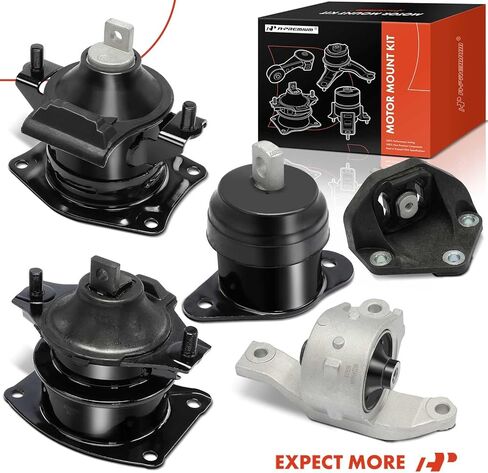 A-Premium 5PCS Engine Motor Mount and Transmission Mount Set Compatible with Acura TL 2007-2008 3.2L 3.5L, Automatic Transmission in Saudi Arabia