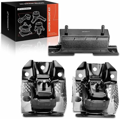 A-Premium 3PCS Engine Motor Transmission Mount Set Compatible with Chevrolet Silverado 1500 Tahoe Suburban 2500 Avalanche & GMC Sierra 1500 Yukon & Cadillac Escalade ESV, Replace# 15837373 25814766 in Saudi Arabia