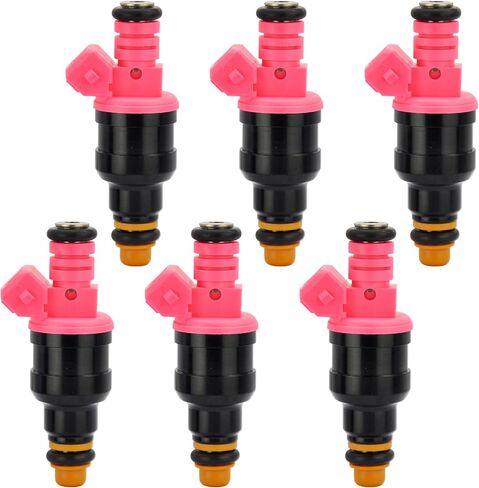Fuel Injectors Compatible with Dodge 1997 B2500, 1999 Ram 1500 Van, 1997-1998 B1500, 1997-1999 Dakota/Ram 1500 Pickup, 1998-1999 Durango 3.9L V6 Replace# FJ683, 53031151, 53031151AB in Saudi Arabia