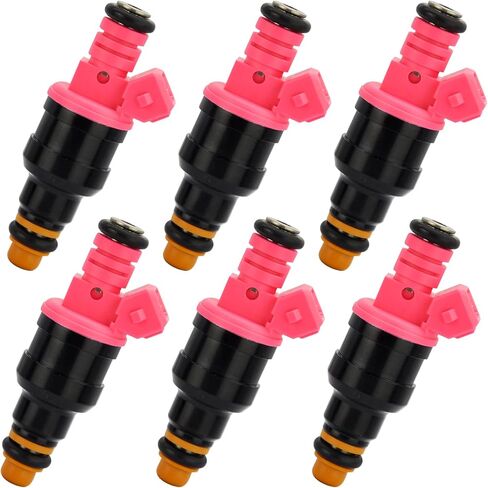 Fuel Injectors Compatible with Dodge 1997 B2500, 1999 Ram 1500 Van, 1997-1998 B1500, 1997-1999 Dakota/Ram 1500 Pickup, 1998-1999 Durango 3.9L V6 Replace# FJ683, 53031151, 53031151AB in Saudi Arabia