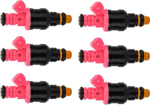 Fuel Injectors Compatible with Dodge 1997 B2500, 1999 Ram 1500 Van, 1997-1998 B1500, 1997-1999 Dakota/Ram 1500 Pickup, 1998-1999 Durango 3.9L V6 Replace# FJ683, 53031151, 53031151AB in Saudi Arabia