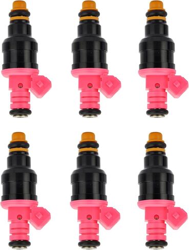 Fuel Injectors Compatible with Dodge 1997 B2500, 1999 Ram 1500 Van, 1997-1998 B1500, 1997-1999 Dakota/Ram 1500 Pickup, 1998-1999 Durango 3.9L V6 Replace# FJ683, 53031151, 53031151AB in Saudi Arabia
