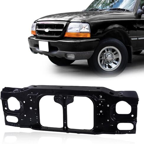 CarPartsDepot Front Black Steel Radiator Support For 1998-2011 Ranger Edge Splash Sport Fits FO1225138 AL5Z16138A in Saudi Arabia