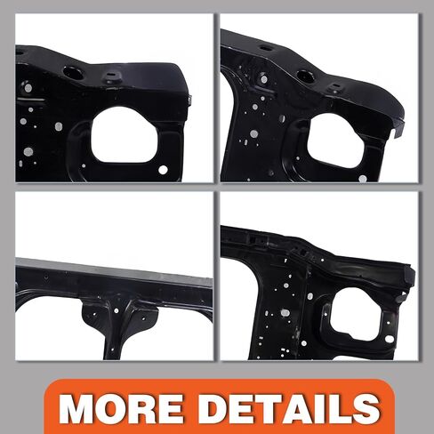 CarPartsDepot Front Black Steel Radiator Support For 1998-2011 Ranger Edge Splash Sport Fits FO1225138 AL5Z16138A in Saudi Arabia