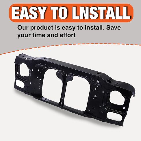 CarPartsDepot Front Black Steel Radiator Support For 1998-2011 Ranger Edge Splash Sport Fits FO1225138 AL5Z16138A in Saudi Arabia