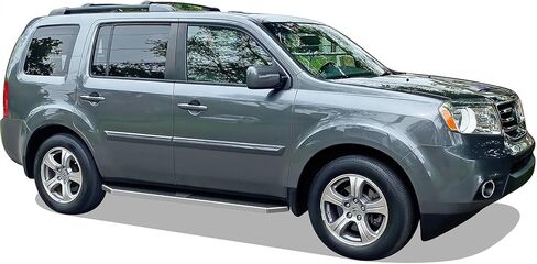 APS Polished Running Boards Style Compatible with Honda Pilot 2009-2015 & Acura MDX 2009-2013 (Side Steps Side Bars) 6in Wide 304 Stainless Steel in Saudi Arabia