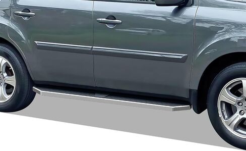 APS Polished Running Boards Style Compatible with Honda Pilot 2009-2015 & Acura MDX 2009-2013 (Side Steps Side Bars) 6in Wide 304 Stainless Steel in Saudi Arabia