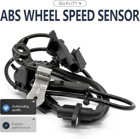 2PCS Front Left and Right Abs Wheel Speed Sensor Compatible with Toyota Venza 895420T010 Includes ABS Wheel Speed Sensor Wire Harness; 09 10 11 12 13 14 15 2009 2010 2011 2012 2013 2014 2015 in Saudi Arabia