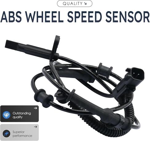 2Pcs Front Left and Right Abs Wheel Speed Sensor Compatible with Jeep Durango Grand Cherokee Wk 68250893Aa Als2902 Exc. Adaptive Cruise Control 16 17 18 19 20 21 22 23 24 in Saudi Arabia
