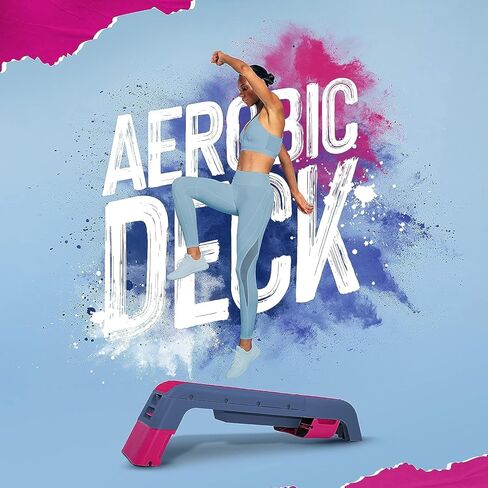 Yes4All Fitness Aerobic Step Platform/Aerobic Deck - Blue Grey in Saudi Arabia