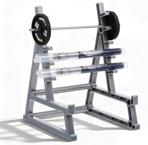 Squat Rack Pen Holder for Desk, Fun Desktop Accessories for Office, Barbell Gym Themed, Mini Pen Organizer Unique for All Fitness Enthusiasts and Weightlifting Fans Pencil Holders for Funny Gift in Saudi Arabia