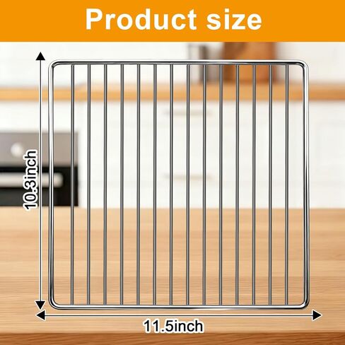 Smart Oven Rack for Breville Oven BOV900BSS, 16.5''*12.2'' Stainless Steel Air Fryer Accessories Replacement Parts Grill Rack Baking Tray，Dishwasher safe in Kuwait