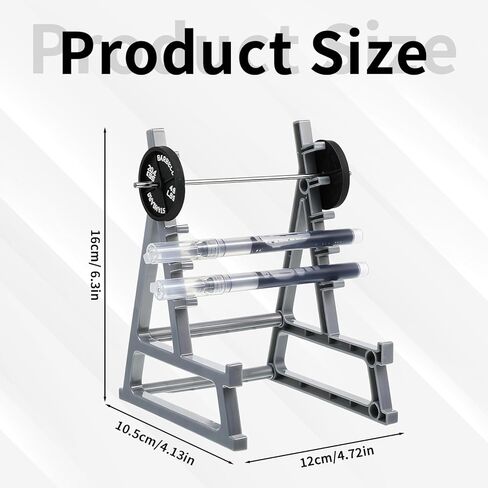 Squat Rack Pen Holder for Desk, Fun Desktop Accessories for Office, Barbell Gym Themed, Mini Pen Organizer Unique for All Fitness Enthusiasts and Weightlifting Fans Pencil Holders for Funny Gift in Saudi Arabia