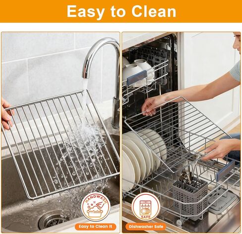 Smart Oven Rack for Breville Oven BOV900BSS, 16.5''*12.2'' Stainless Steel Air Fryer Accessories Replacement Parts Grill Rack Baking Tray，Dishwasher safe in Kuwait