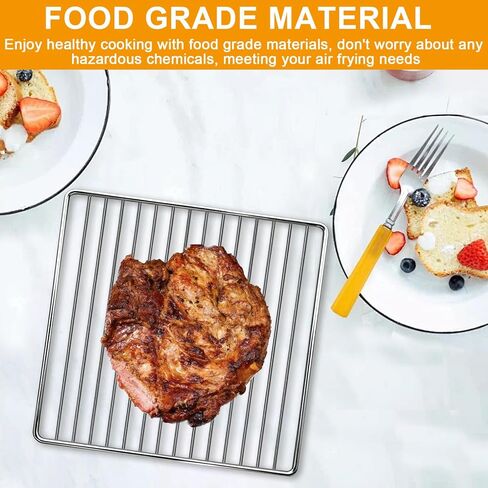 Smart Oven Rack for Breville Oven BOV900BSS, 16.5''*12.2'' Stainless Steel Air Fryer Accessories Replacement Parts Grill Rack Baking Tray，Dishwasher safe in Kuwait