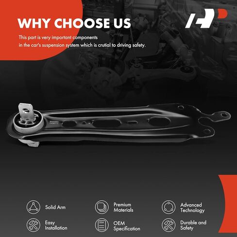 A-Premium Rear Left Suspension Trailing Arm, with Bushing, Compatible with Chevrolet Equinox & GMC Terrain, 2018 2019 2020 2021 2022 in Saudi Arabia