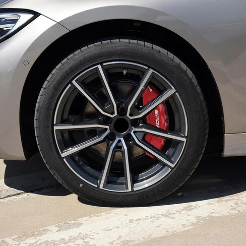 4 قطع أغطية فرجار الفرامل متوافقة مع العجلات الأمامية والخلفية 18/19/20/21/22 لملحقات BMW X6 (أزرق) in Kuwait