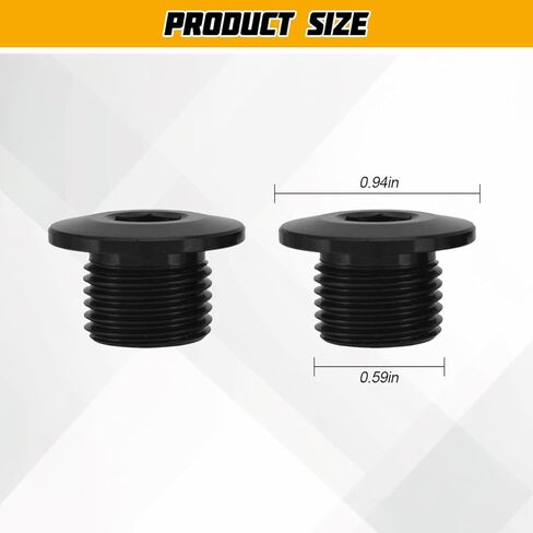 قطعتان من صامولة محور الشوكة الأمامية للدراجة النارية M16 x 1.5، استبدال برغي غطاء العجلة الأمامية للدراجة الترابية من الألومنيوم، متوافق مع Light Bee S/X، Sting L1E/X160/X260 (أسود) in Kuwait