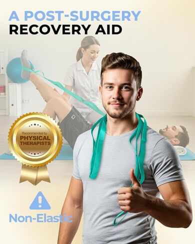 Trideer Stretching Strap Yoga Strap Yoga Band for Physical Therapy, 10 Loop Non-Elastic Yoga Straps for Stretching, Pilates, Exercise & Dancing, Stretch Band with Aesthetic Packaging for Women & Men in Kuwait