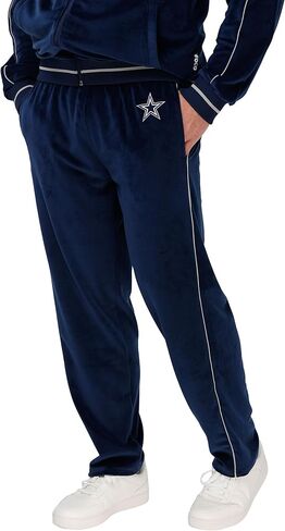 FOCO Men's NFL Team Logo Tracksuit Soft Velour Sweatsuit Pants in Saudi Arabia