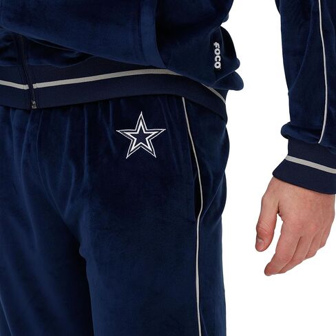 FOCO Men's NFL Team Logo Tracksuit Soft Velour Sweatsuit Pants in Saudi Arabia
