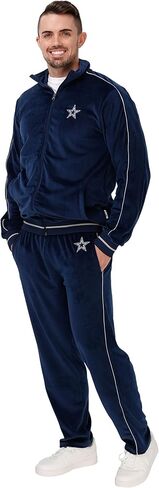 FOCO Men's NFL Team Logo Tracksuit Soft Velour Sweatsuit Pants in Saudi Arabia