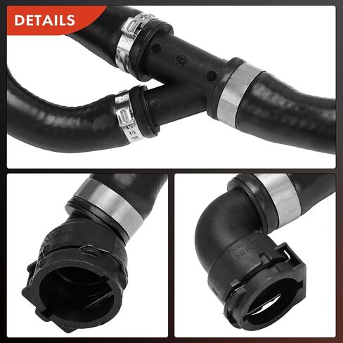 A-Premium Lower Reservoir To Thermostat Radiator Coolant Hose Compatible with BMW X5 2011-2013, E71 Series X6 2008-2014, 3.0L 4.4L in Saudi Arabia