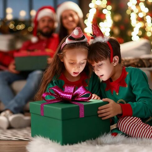 2 قطعة شريط بريق وردي ساخن 10 ياردات، شريط عيد الميلاد 2.5 بوصة لتغليف الهدايا، باقات الزهور، أقواس الشعر، تزيين شجرة عيد الميلاد للديكور الداخلي في الهواء الطلق وحفلات الزفاف وحفلات استقبال المولود الجديد in Kuwait