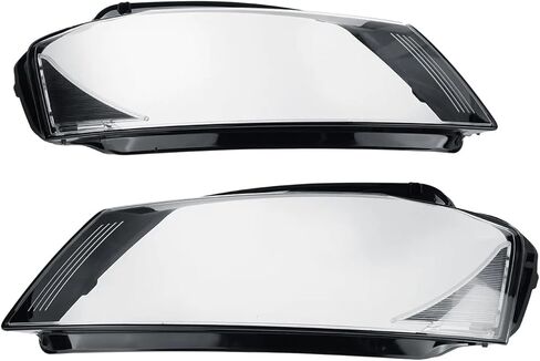 Left/Right Car Front Headlight Lens Cover Compatible For Audi A3 8P S-line S3 RS3 Facelift All 2008-12 Transparent Lampshade Headlamp Cover(Only Left Side) in Saudi Arabia
